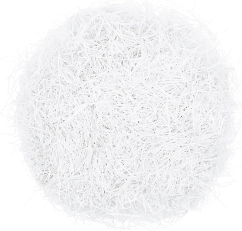Pine nuts Crinkle Paper Filler for Gift Boxes Baskets Filler Paper Shred 7oz Crinkle Cut Paper for Christmas Wedding Birthday (White) - Image 1